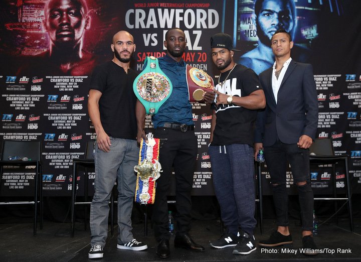 Image: Live Stream: Crawford vs Diaz Weigh-In