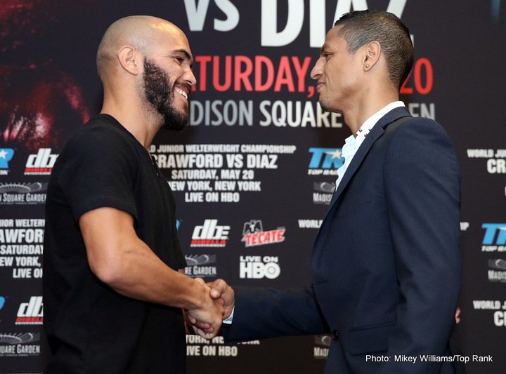 Image: Live Stream: Crawford vs Diaz Weigh-In