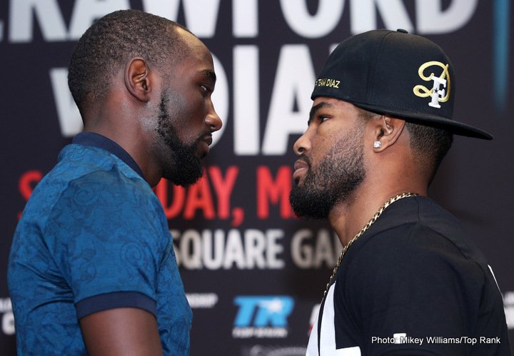 Image: Live Stream: Crawford vs Diaz Weigh-In