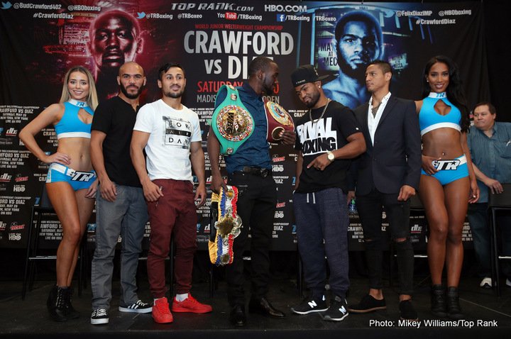 Image: Live Stream: Crawford vs Diaz Weigh-In