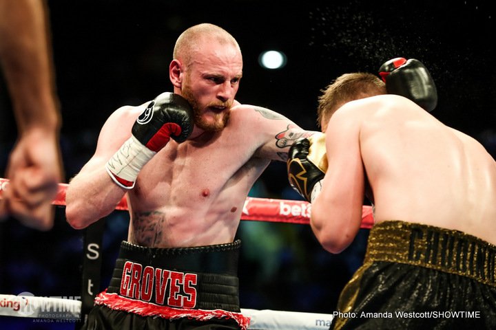 Jamie Cox boxing photo