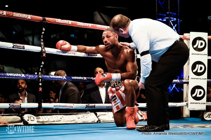 Image: Eubank slams Kell Brook for quitting in Spence fight