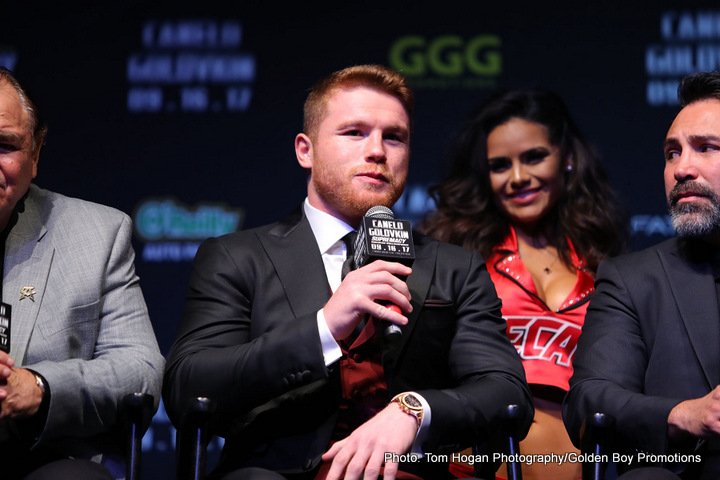 Image: Canelo to fight for GGG's IBF and WBA titles