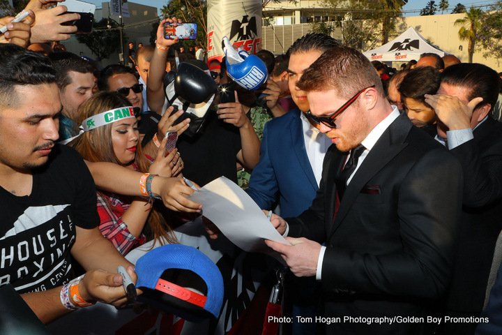 Image: Canelo Alvarez And Gennady Golovkin Conclude International Press Tour With Hollywood Red Carpet Affair