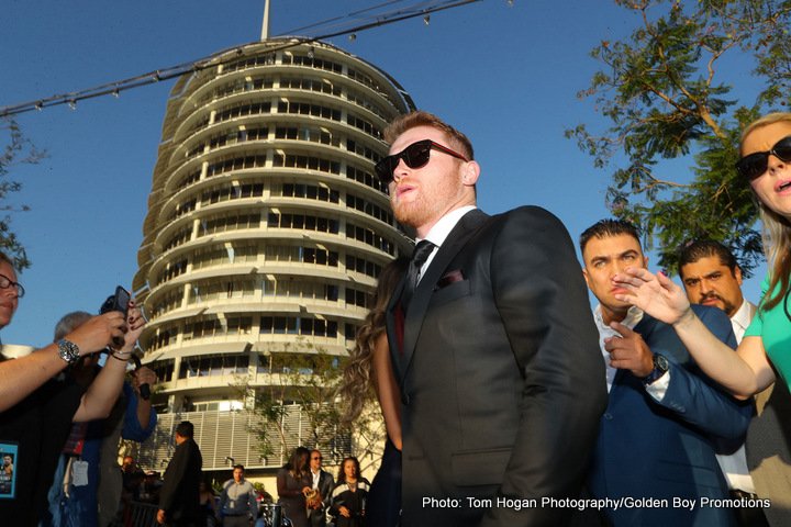 Image: Canelo Alvarez And Gennady Golovkin Conclude International Press Tour With Hollywood Red Carpet Affair