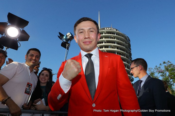 Image: Canelo Alvarez And Gennady Golovkin Conclude International Press Tour With Hollywood Red Carpet Affair