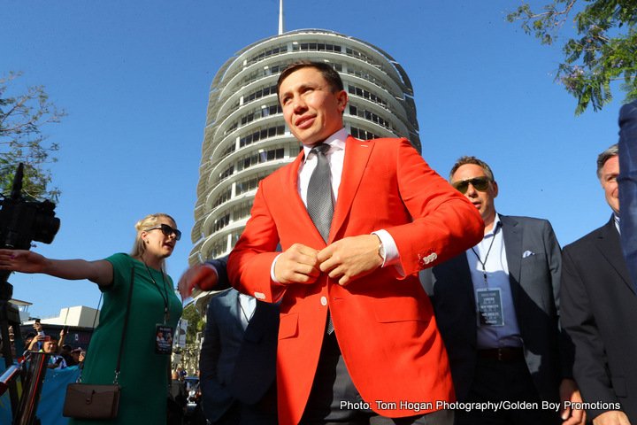 Image: Canelo Alvarez And Gennady Golovkin Conclude International Press Tour With Hollywood Red Carpet Affair