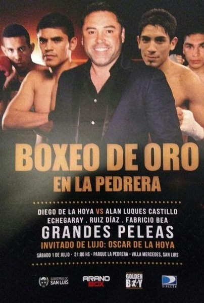 Image: Diego De La Hoya vs. Alan Luques in Argentina