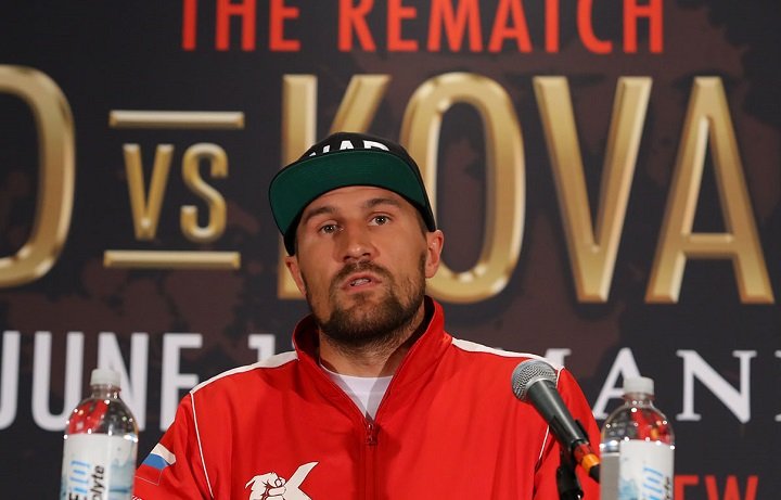 Image: Kovalev tells Ward: “Get prepared," then storms out of press conference