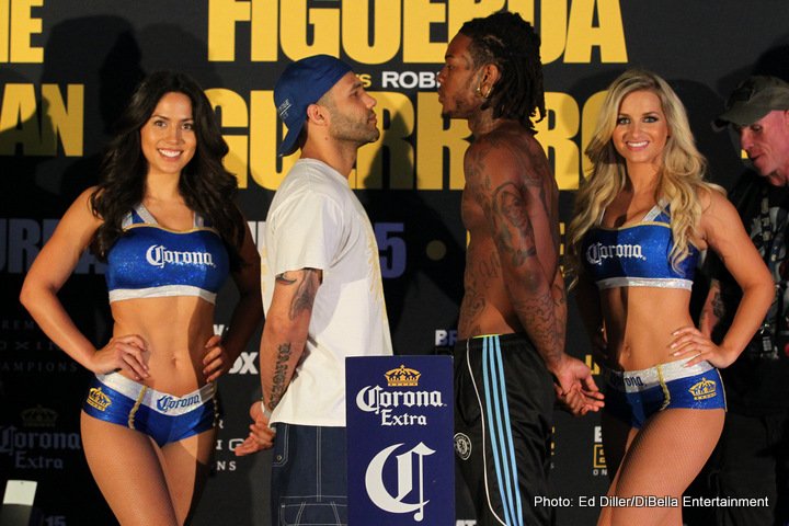 Image: Robert Guerrero vs. Omar Figueroa Jr. - Official weights
