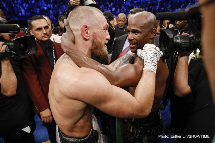 Image: McGregor shocked at scoring for Mayweather fight