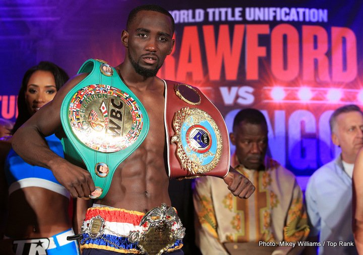 Image: Terence Crawford vs. Julius Indongo - Official weights