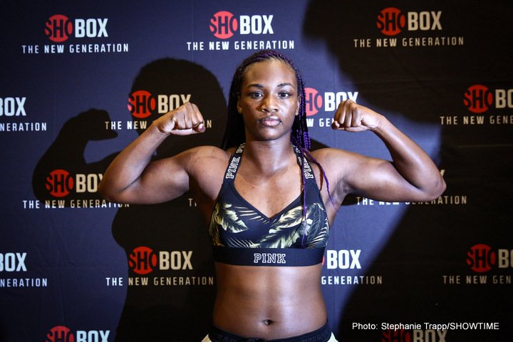 Image: Nikki Adler vs. Claressa Shields final weights, quotes