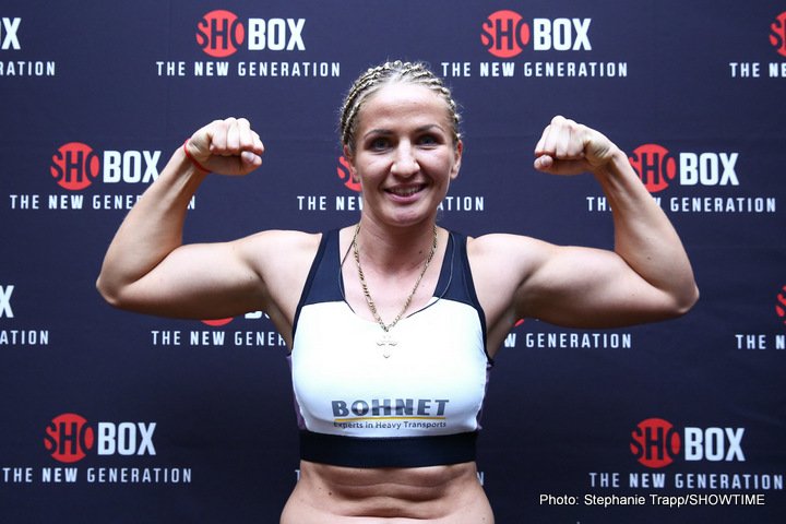 Image: Nikki Adler vs. Claressa Shields final weights, quotes