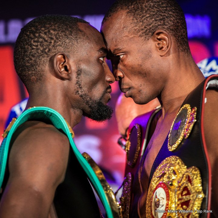 Image: Terence Crawford vs. Julius Indongo - Official weights