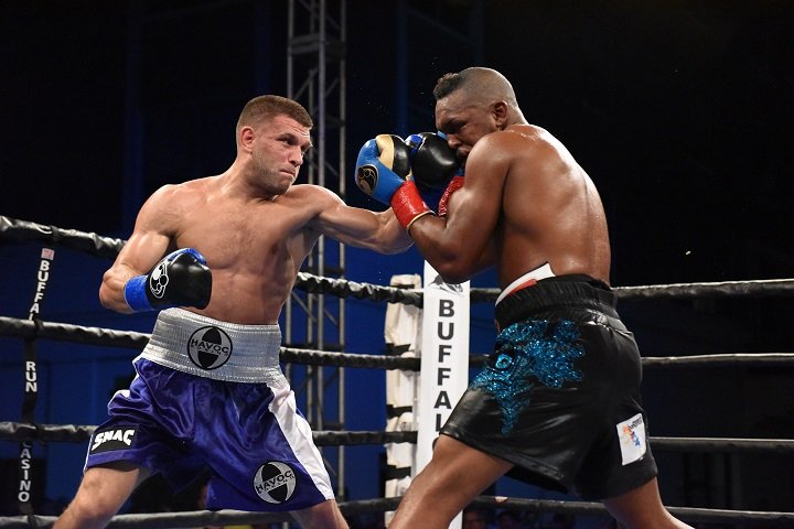 Image: Sergiy Derevyanchenko off Spence-Peterson card (due to illness)