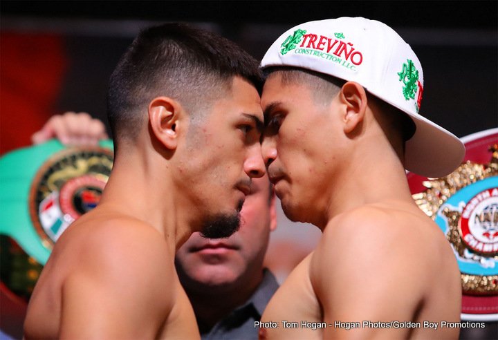 Image: Canelo Alvarez vs. Gennady Golovkin - Official weights