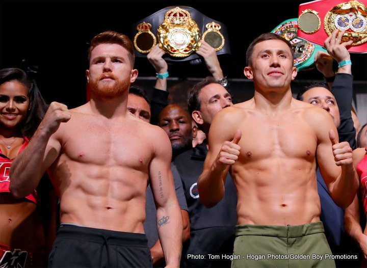 Canelo Alvarez, Gennady Golovkin boxing photo and news image