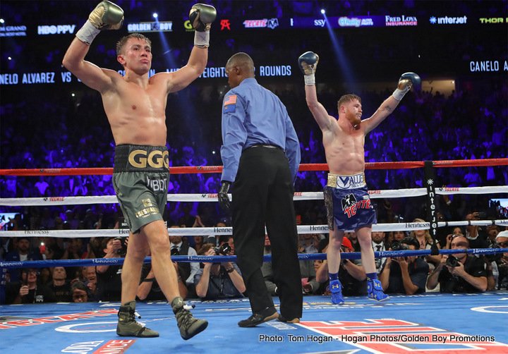 Image: Canelo’s promoter Gomez not thinking about Saunders fight, GGG rematch close