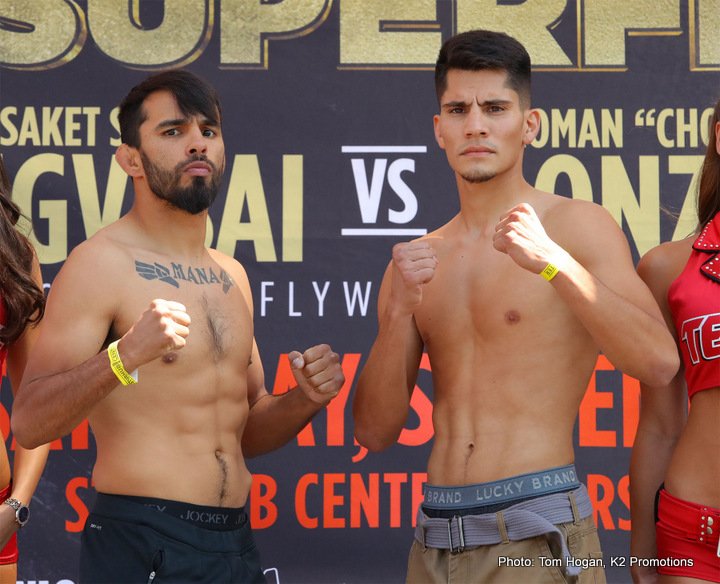 Image: SuperFly weights: Srisaket Sor Rungvisai vs. Roman Gonzalez