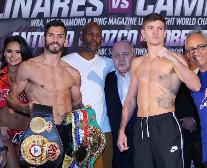 Image: Jorge Linares vs. Luke Campbell - Weights