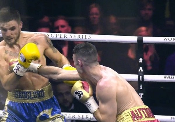 Smith vs. Skoglund boxing photo