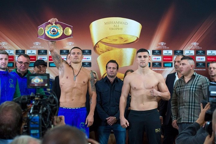 Image: Oleksandr Usyk vs. Marco Huck - Official weights