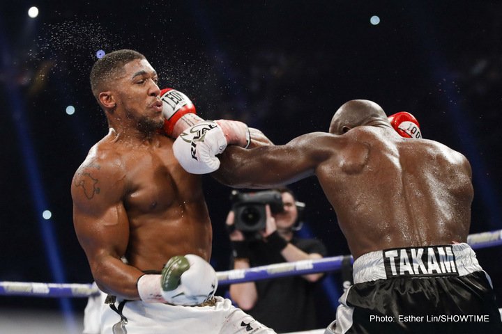 Image: Joshua says he’ll freeze out Wilder’s career if he’s not realistic