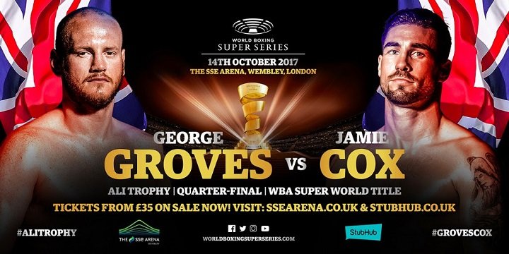 Image: Jamie Cox ready to beat George Groves
