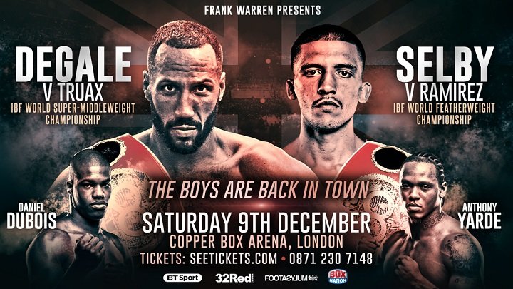 Image: DeGale defends his selection of Truax as his opponent