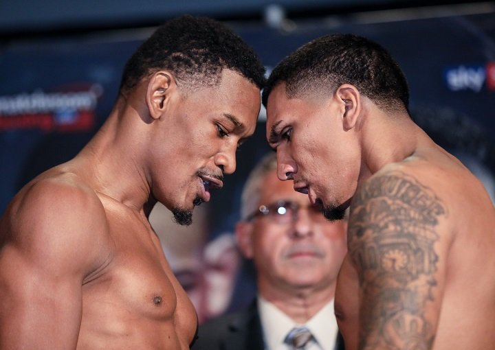 Jacobs vs. Arias boxing photo