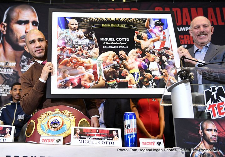Image: Cotto retires after Ali fight on Saturday