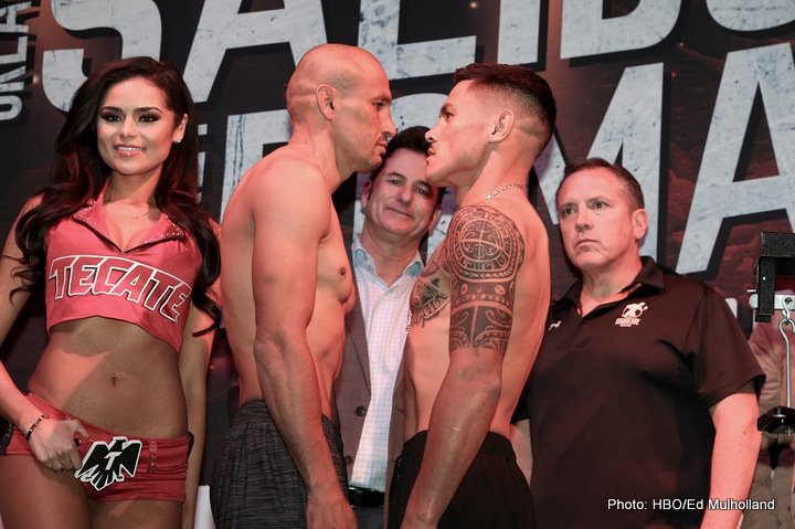 Image: Orlando Salido vs. Miguel Roman – Weights