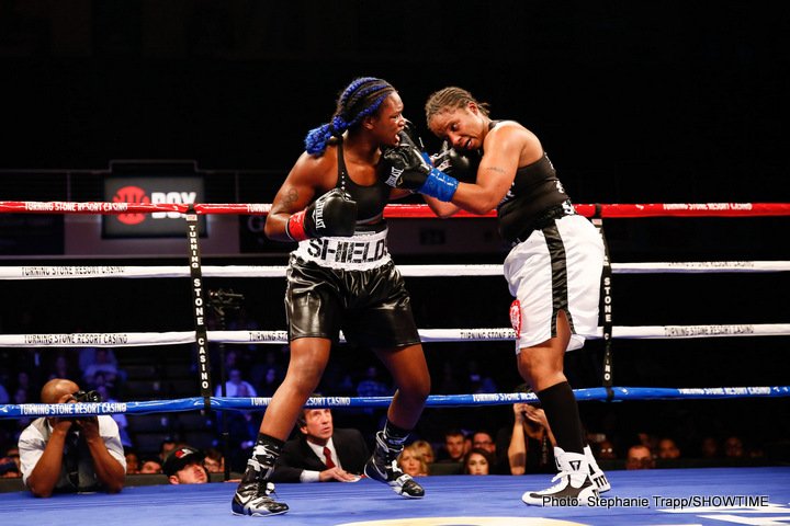 Image: Claressa Shields decisions Tori Nelson - Results