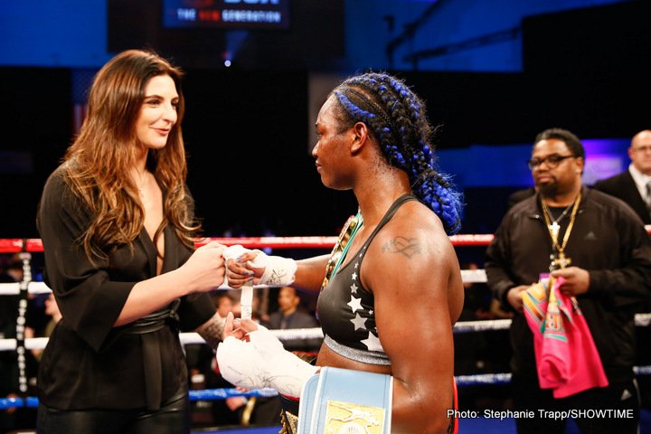 Image: Claressa Shields decisions Tori Nelson - Results