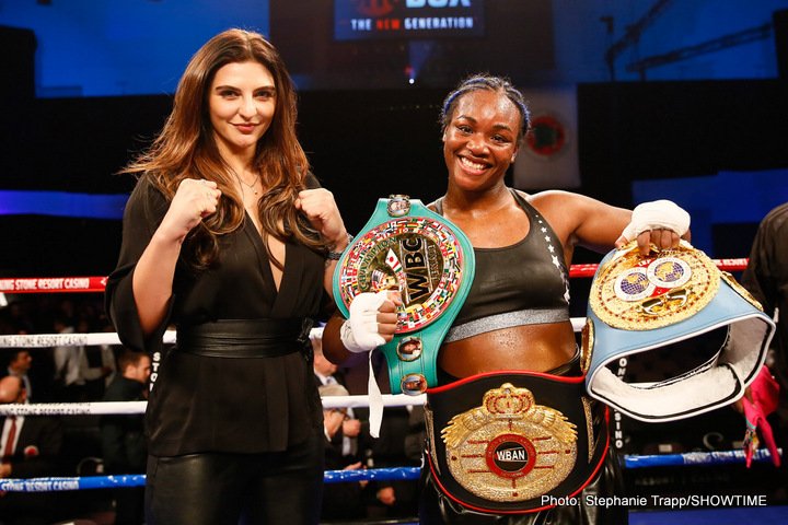 Image: Claressa Shields decisions Tori Nelson - Results