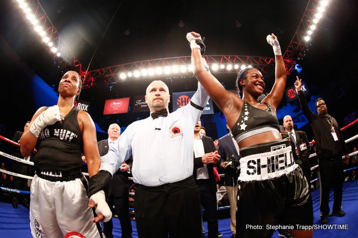 Image: Claressa Shields decisions Tori Nelson - Results