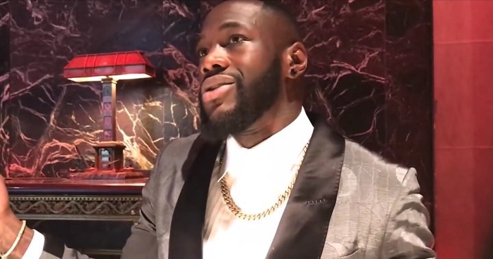 Image: Deontay Wilder: After I knockout Joshua, his popularity will go away