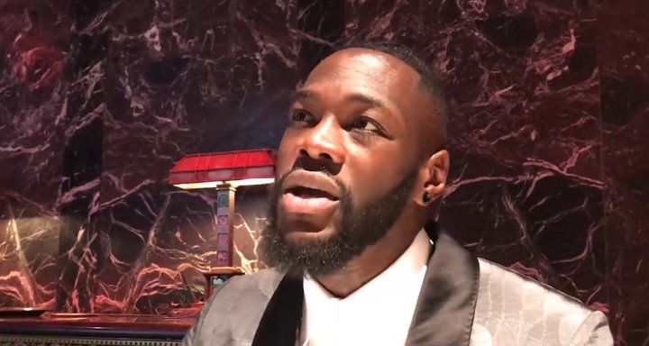 Image: Deontay Wilder: I’ll do a face-off with Joshua inside ring on March 31
