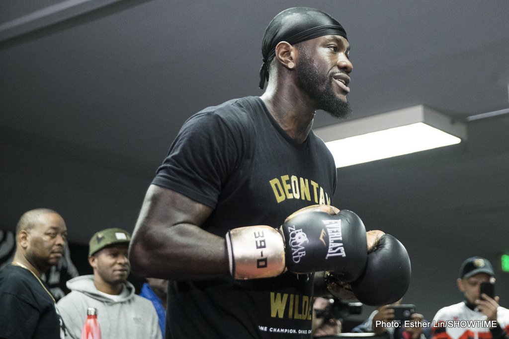 Image: Deontay Wilder says he’ll get to 50-0