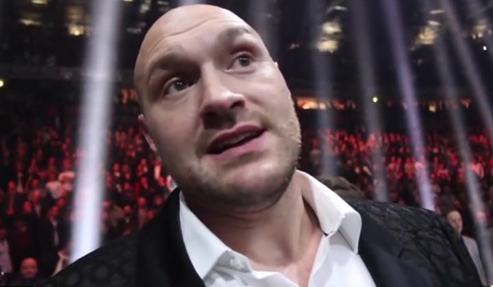 Image: Tyson Fury says he’s weighing 262lbs
