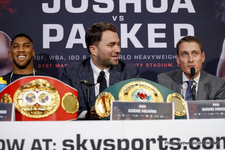 Image: Joseph Parker vows to take Joshua's belts back to New Zealand
