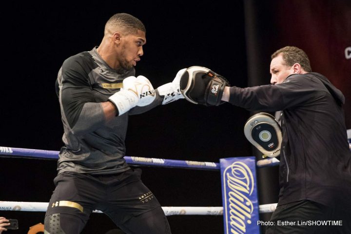 Image: Joshua: “I hope Joseph Parker falls into my booby traps”