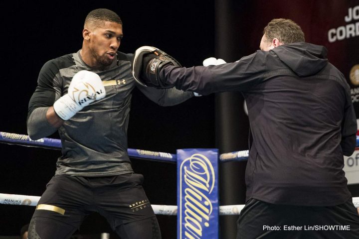 Image: Joshua: “I hope Joseph Parker falls into my booby traps”