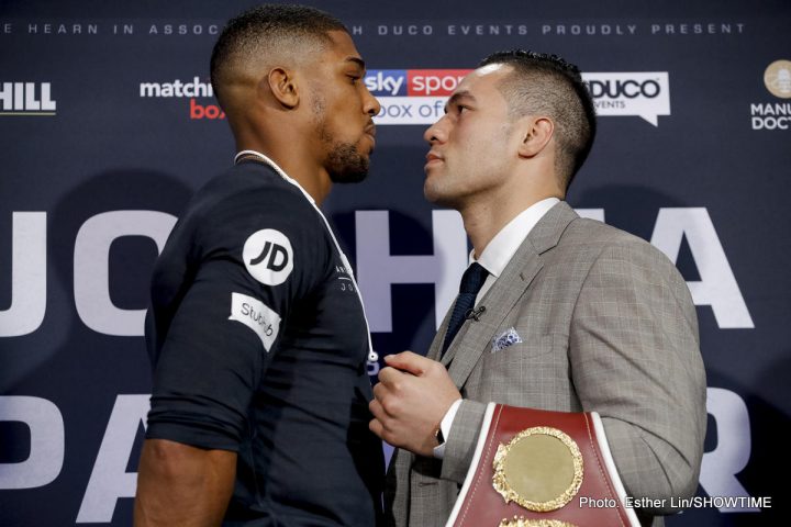 Image: Parker says Joshua talking about Wladimir Klitschko too much