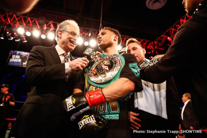 Image: Prograis, Relikh and Baranchyk competing in WBSS 140lb tourney