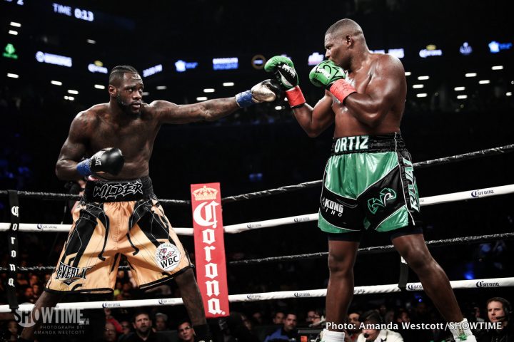 Image: Deontay Wilder says he’ll fight Dillian Whyte if he beats Luis Ortiz