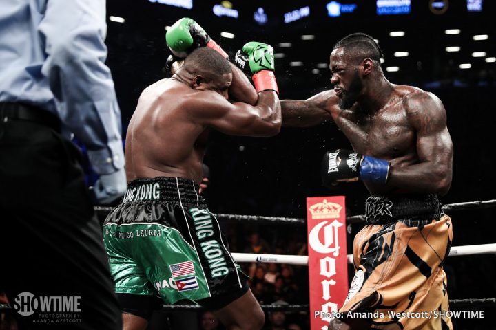 Image: Deontay Wilder willing to accept 40% purse for Joshua fight