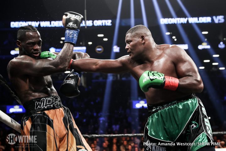 Image: Luis Ortiz claims ROBBERY, says Wilder was given time to recover