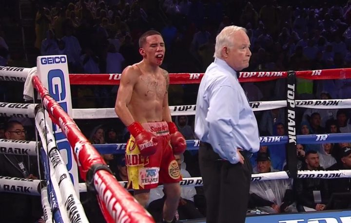 Image: Oscar Valdez suffers jaw injury in win over Scott Quigg